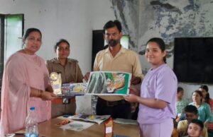 बच्चो ने चित्रकला के माध्यम से बाघों के संरक्षण का दिया संदेश, अर्पिता गौर बनी विजेता, सिद्धार्थ बने उपविजेता