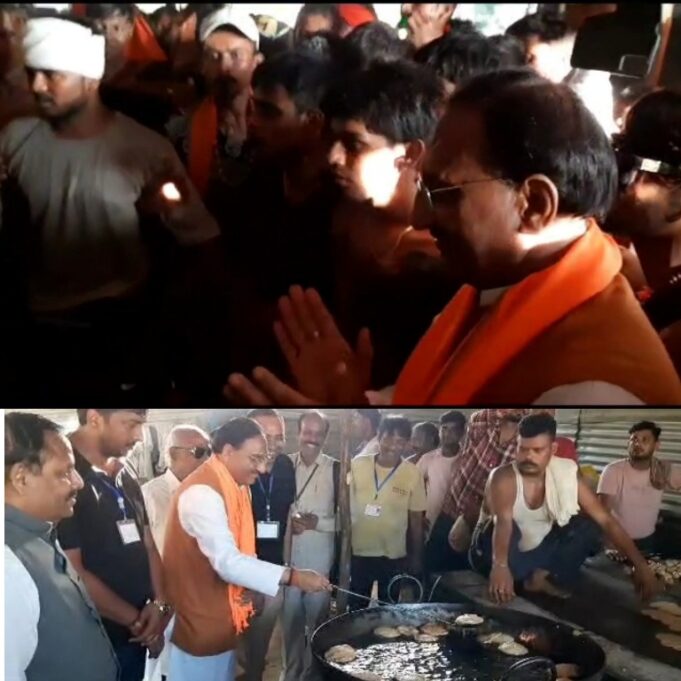 राजनीतिज्ञों पर चढ़ा भोले बाबा का रंग, कहीं तली पूरी तो कहीं लगाए ठुमके