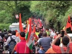 कांवड़ यात्रा पर बारिश का पहरा, पौड़ी पुलिस ने मौसम देख यात्रा करने की करी अपील