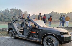 राजाजी…ट्रायल के दौरान हादसा। वाहन निर्माता कंपनी द्वारा तय स्पीड मानक पर सवाल, जंगल मे चलने वाले वाहन की स्पीड पर उठ रहे सवाल ?