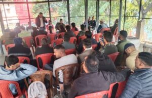 राजाजी में दो संघठनो की अहम बैठक, चीला हादसे के शहीदो को मिले सम्मान