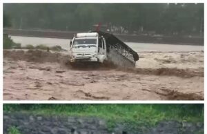 बारिश बनी कहर कहीं बही कार, तो कहीं कांवड़ियों का ट्रक