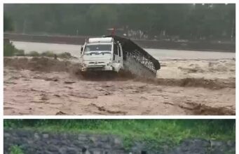 बारिश बनी कहर कहीं बही कार, तो कहीं कांवड़ियों का ट्रक