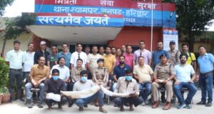 वन्यजीव तस्करों के ख़िलाफ़ एसटीएफ ने की बड़ी कारवाही, 14 किलो हाथी दांत के साथ तीन अन्तर्राजिय वन्यजीव तस्कर गिरफ्तार