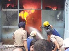मेटल कोटिंग फैक्ट्री मे लगी आग, कई दमकल गाड़ियों ने पाया आग पर काबू, बड़ा हादसा टला