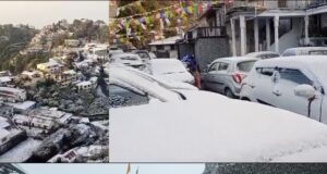 मौसम ने बदला मिजाज,मसूरी, गंगोत्री, यमुनोत्री और जोशीमठ में हुई बर्फवारी