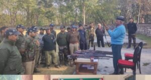 फायर सीजन से पूर्व असलहो का प्रशिक्षण, स्टाफ के साथ ड्रिल का आयोजन