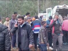 पौड़ी मे बस हादसा, चार की मौत, कई घायल