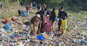 तीन पानी कॉरिडोर में चलाया गया सफाई अभियान, कूड़ा फेकने वालों के खिलाफ होंगी कठोर कारवाही