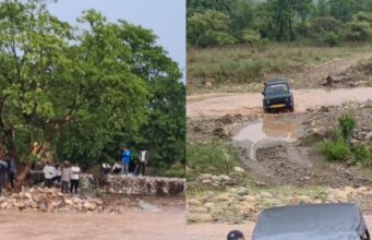 भारी बारिश ने मचाई आफत, जंगल मे फसी 15 जिप्सिया