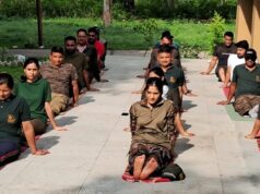 राजाजी मे भी अंतर्राष्ट्रीय योग दिवस की धूम, वन कर्मियों ने सीखे योग के गुर