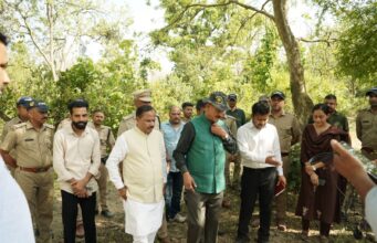 दो बाघो की मौत के बाद मौके पर पंहुचे वन मंत्री, लापरवाह वन कर्मियों पर गाज गिरना तय