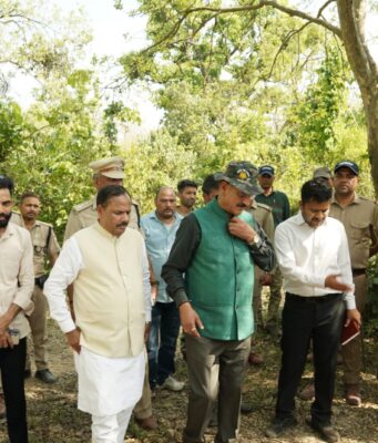 दो बाघो की मौत के बाद मौके पर पंहुचे वन मंत्री, लापरवाह वन कर्मियों पर गाज गिरना तय