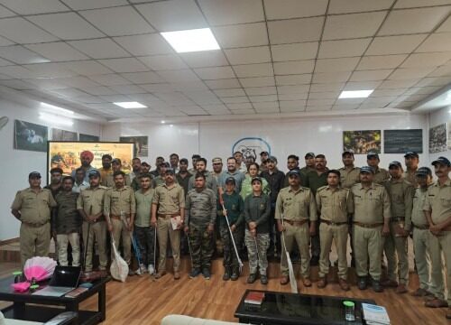 मानसून की दस्तक से पूर्व अलर्ट मोड मे वन कर्मी, क्विक रिस्पांस टीम को किया गया प्रशिक्षित